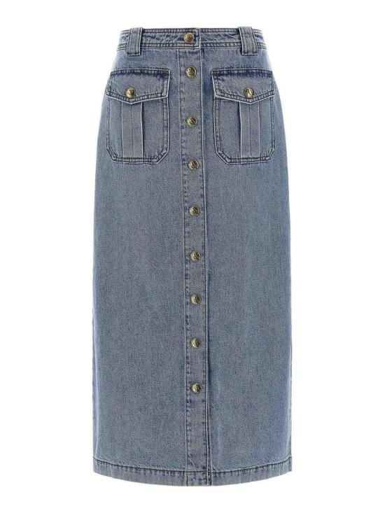  짐머만 미디 스커트 5395SF25RDWBL Light Blue