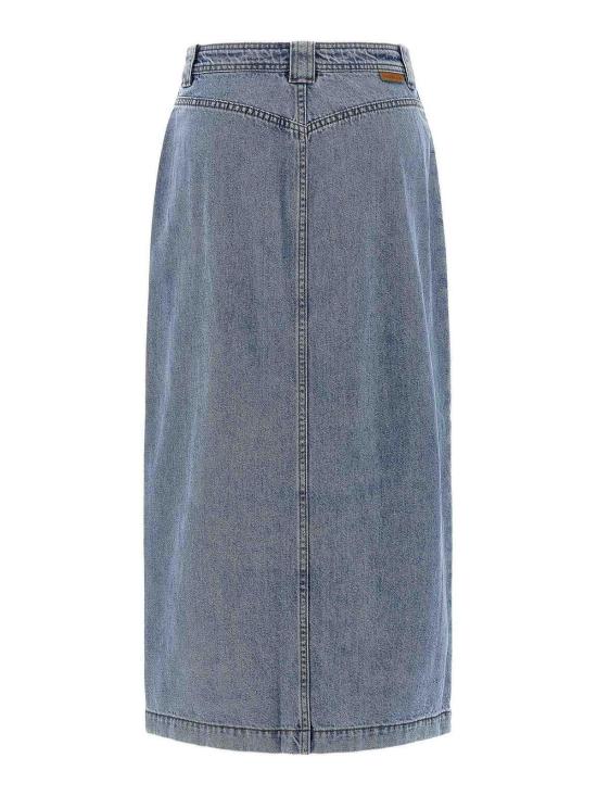  짐머만 미디 스커트 5395SF25RDWBL Light Blue - ZIMMERMANN