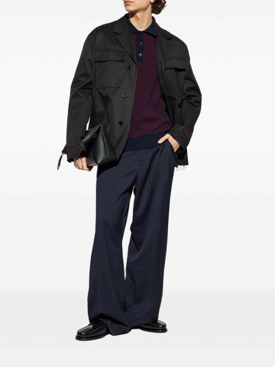 25FW 에트로 폴로 티셔츠 MRKN0005AV791R0369 Purple - ETRO