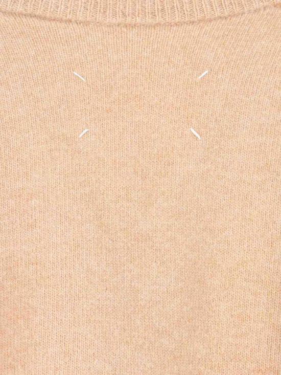 25FW 마르지엘라 퓨어 버진 울 V넥 가디건 S29HP0041M13179220M Beige - MAISON MARGIELA