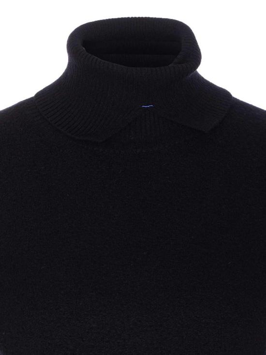  버버리 울 블렌드 스웨터 8113584 Black - BURBERRY