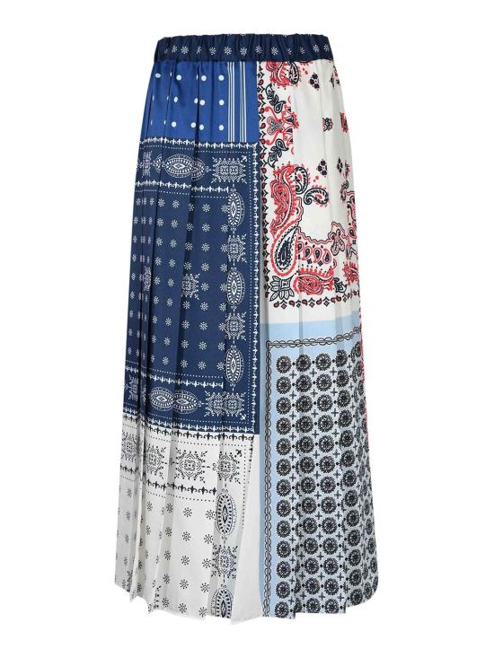  위켄드막스마라 미디 스커트 25251060216E15 Blue