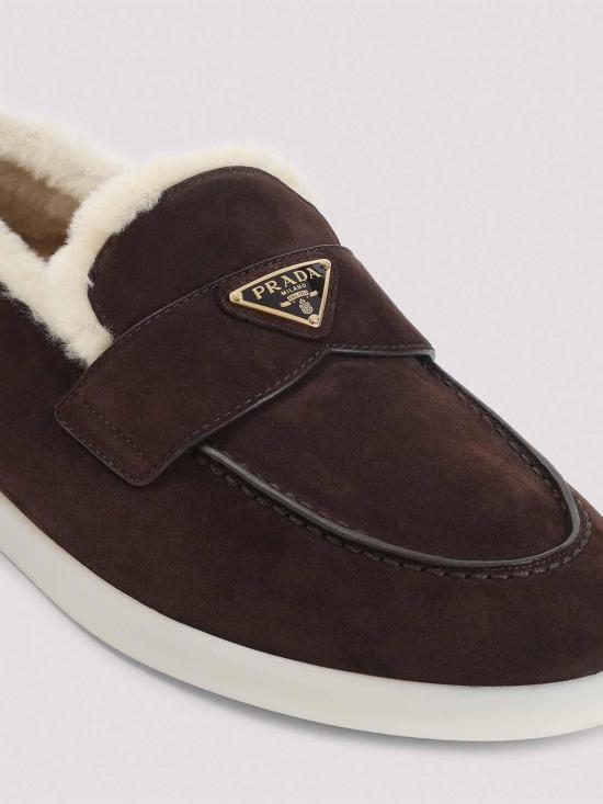  프라다 스니커즈 2DG124FA0013LRFF0003 Dark Brown - PRADA