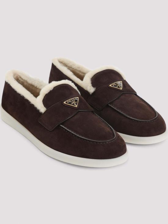  프라다 스니커즈 2DG124FA0013LRFF0003 Dark Brown - PRADA