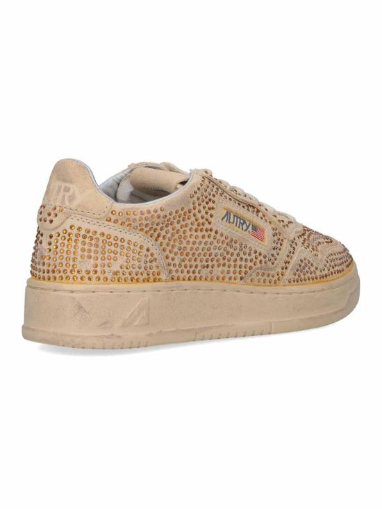 25FW 오트리 메달리스트 로우 스니커즈 AULWNA03 Beige - AUTRY