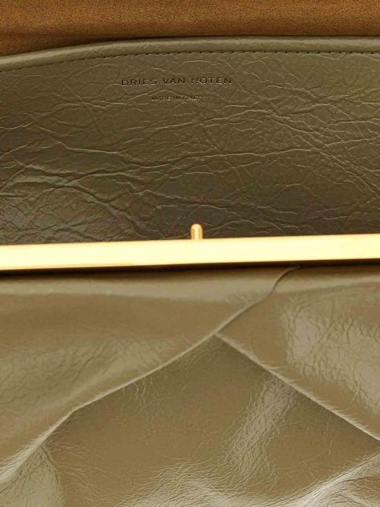 25FW 드리스 반 노튼 숄더백 252011518150601 Green - DRIES VAN NOTEN