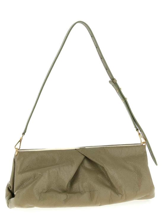 25FW 드리스 반 노튼 숄더백 252011518150601 Green - DRIES VAN NOTEN