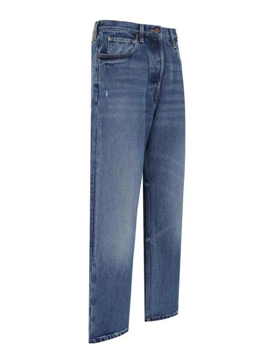 25SS 프라다 스트레이트 팬츠 GFP522OOO16PKF0V3N Blue - PRADA