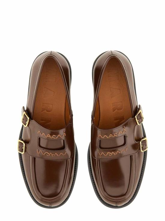  마르니 로퍼 MOMS006002PS67900M39 Brown - MARNI
