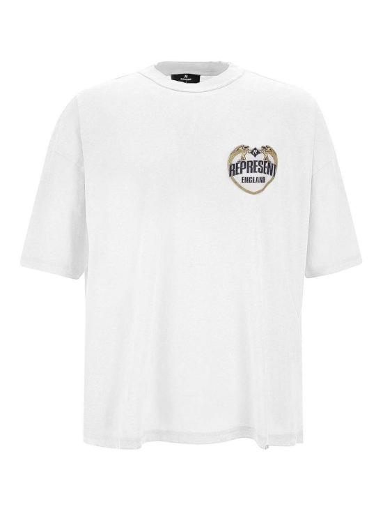 25FW 리프레젠트 반팔 티셔츠 MLM10017130 Light Beige