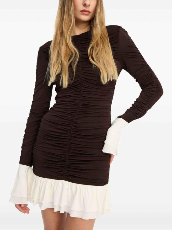 26SS 로테이트 바이 크리스텐슨 미디 스커트 114964E18 White - ROTATE BY BIRGERCHRISTENSEN