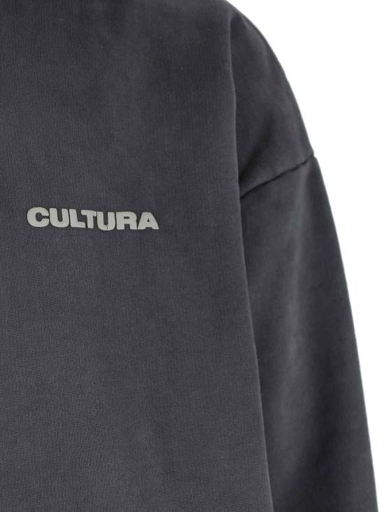 25FW 쿨투라 후드 티셔츠 L0040 Grey - CULTURA