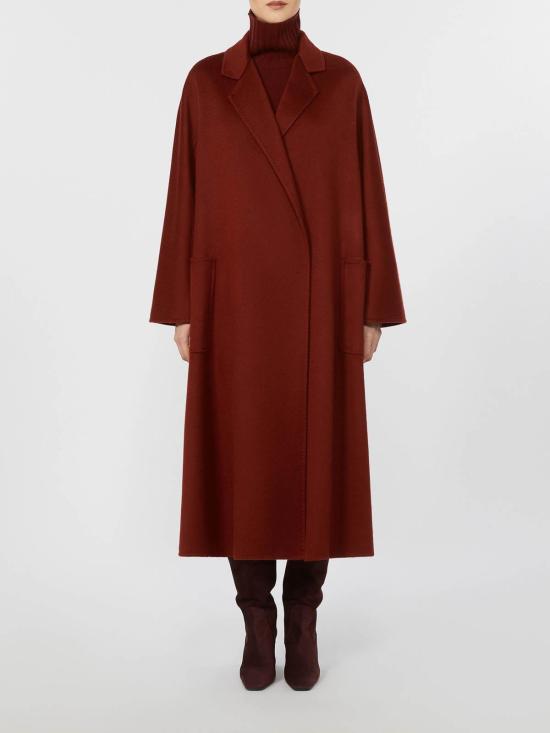  막스마라 루드밀라 캐시미어 코트 2521016051600041 Dark Red - MAX MARA