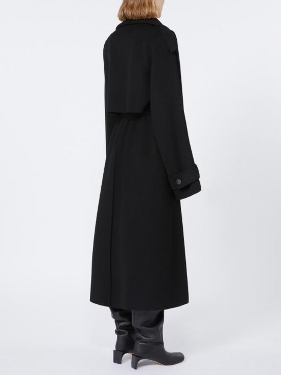 26FW 스포트막스 트렌치 코트 2522016023600013 Black - SPORTMAX