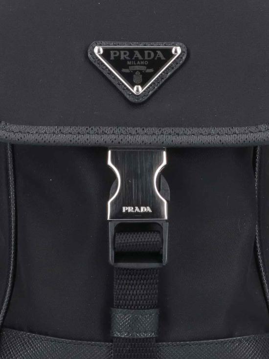  프라다 삼각로고 리나일론 버클 폰 파우치 2ZH1092DMHF0002 Black - PRADA