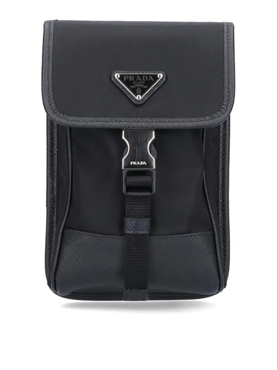 프라다 삼각로고 리나일론 버클 폰 파우치 2ZH1092DMHF0002 Black