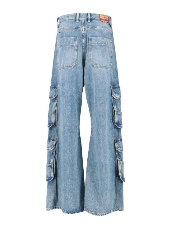 26FW 디젤 스트레이트 팬츠 A133160DBCX01 Blue - DIESEL