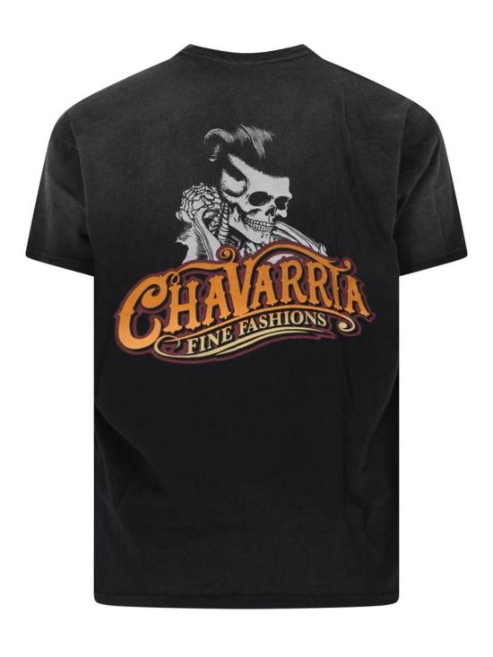 25FW 윌리 차바리아 반팔 티셔츠 WCJSY0127001 Black - WILLY CHAVARRIA