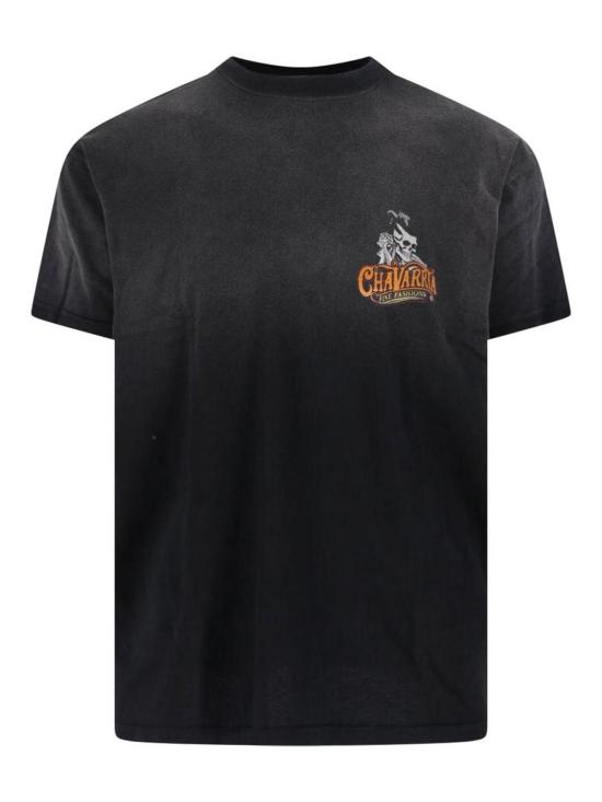 25FW 윌리 차바리아 반팔 티셔츠 WCJSY0127001 Black