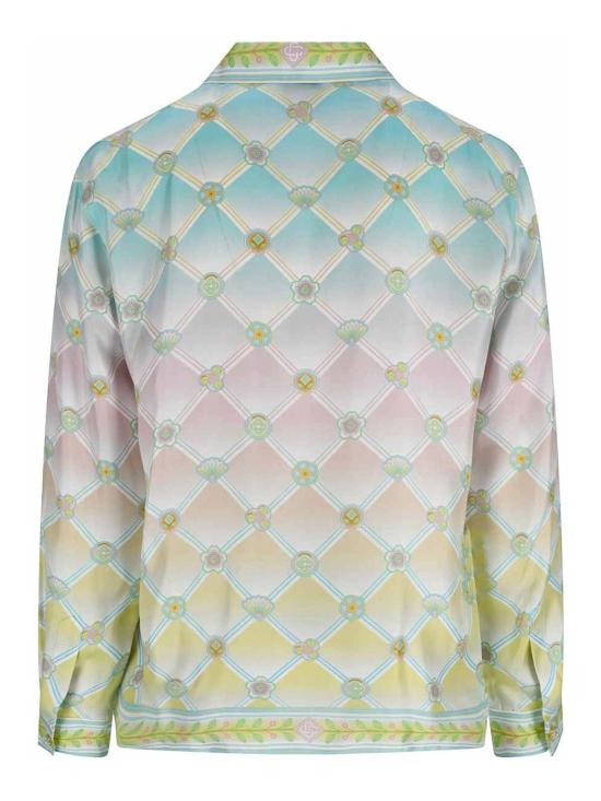 25FW 카사블랑카 긴팔 셔츠 UAW25SH00602MCANDYICONS Multicolour - CASABLANCA