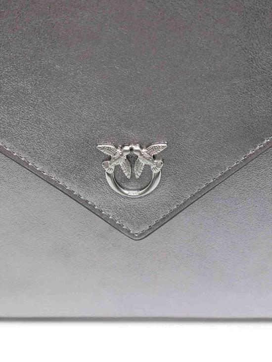 26FW 핑코 지갑 104820A2O9KZ7E Grey - PINKO