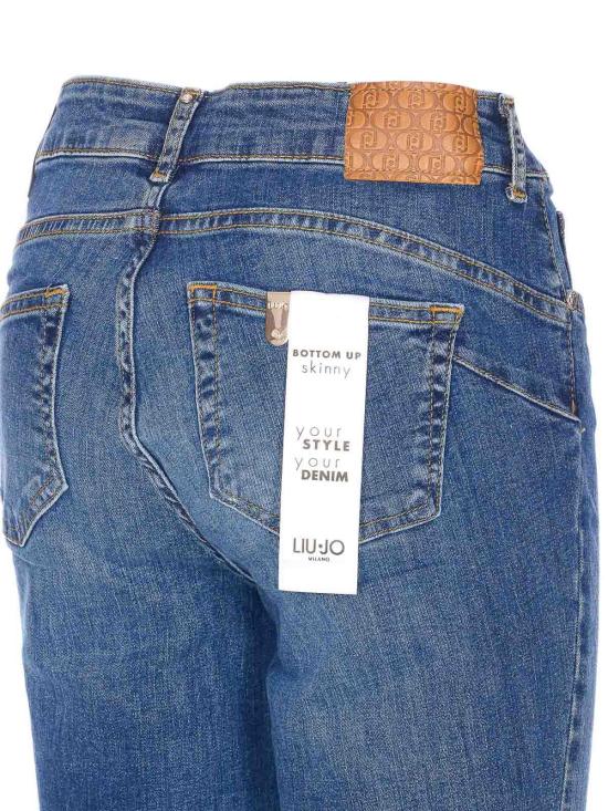 25FW 리우조 스트레이트 팬츠 UF5013D023678857 Blue - LIU JO