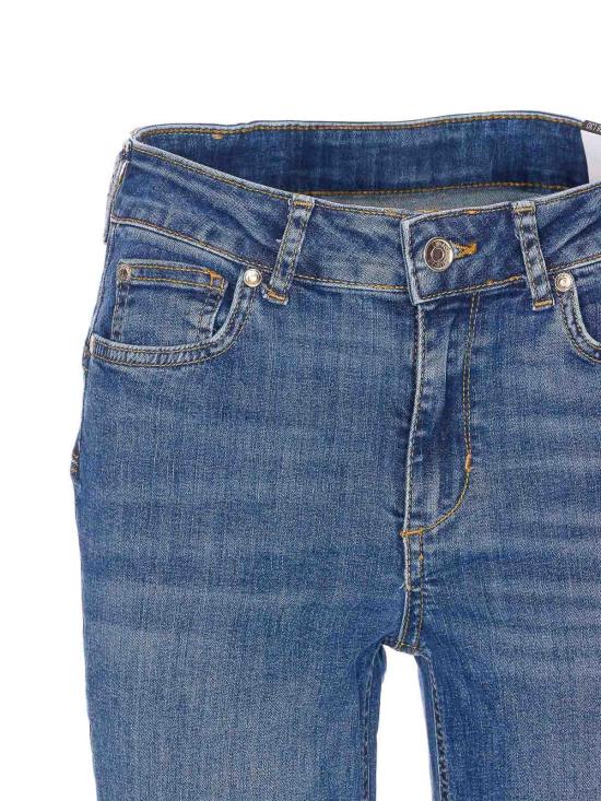 25FW 리우조 스트레이트 팬츠 UF5013D023678857 Blue - LIU JO