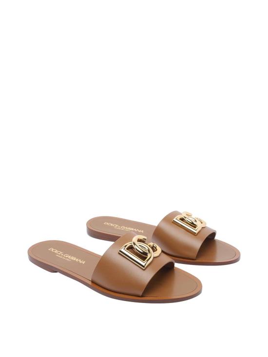  돌체앤가바나 샌들 CQ0619AW5768Z093 Light Brown - DOLCE & GABBANA