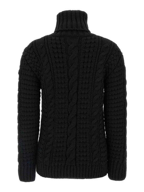 25FW 몽클레어 X 에드워드 에니풀 울 터틀넥 스웨터 K24039F00002M6727999 Black - MONCLER