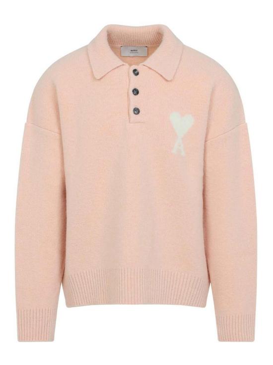  아미 폴로 티셔츠 UPL408KN01356807 Light Pink