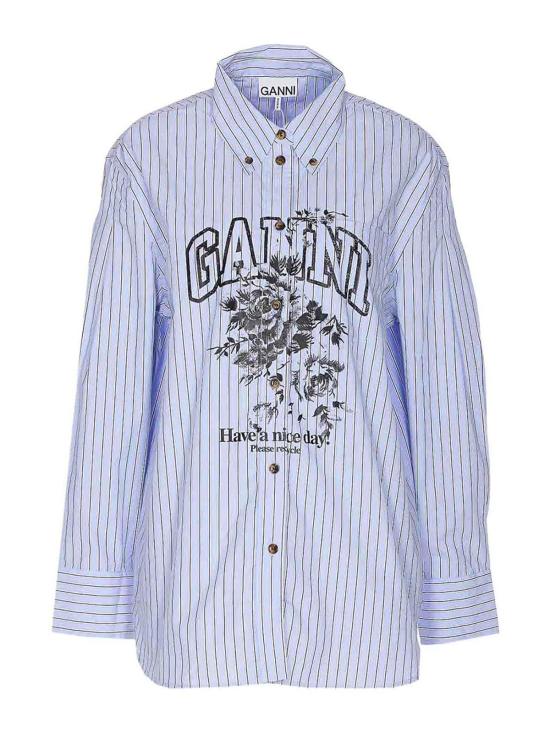 25FW 가니 셔츠 W082601M Blue