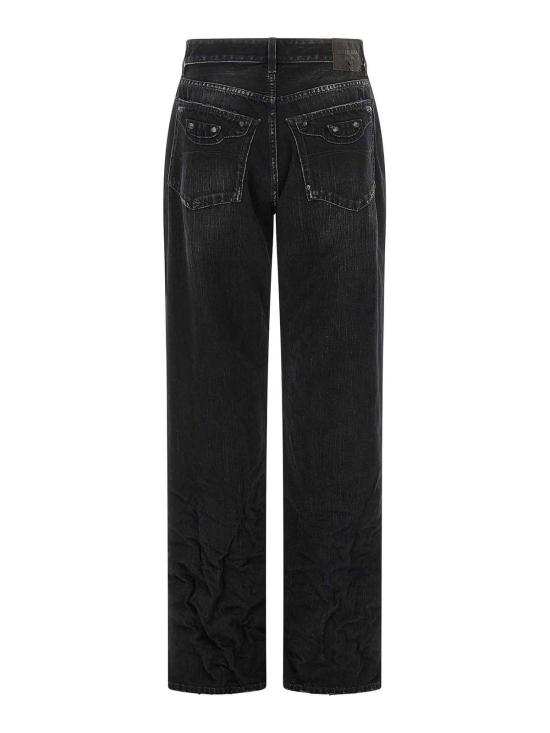 25FW 발렌시아가 스트레이트 팬츠 849953TTW671037 Black - BALENCIAGA