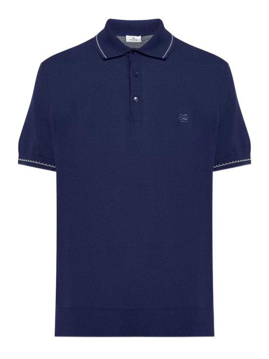 25FW 에트로 폴로 티셔츠 MRKF0004AQ198B0310 Blue