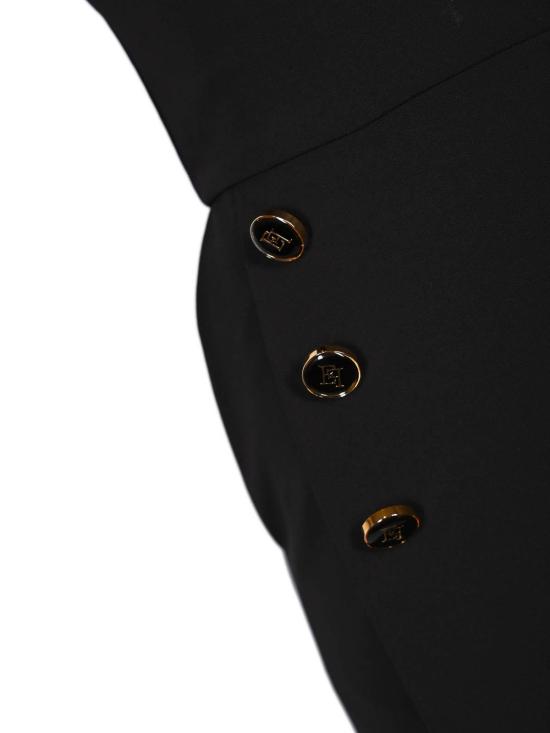  엘리자베타프랜치 미디 스커트 AB82457E2110 Black - ELISABETTA FRANCHI