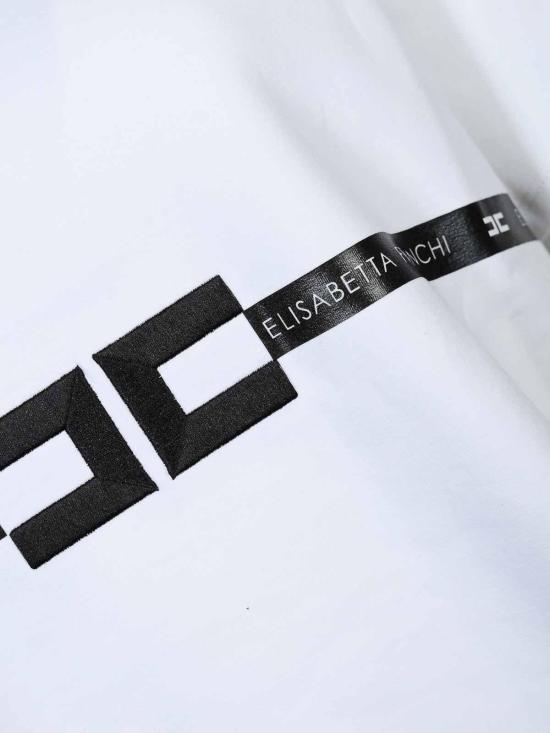  엘리자베타프랜치 반팔 티셔츠 MA02256E2270 White - ELISABETTA FRANCHI