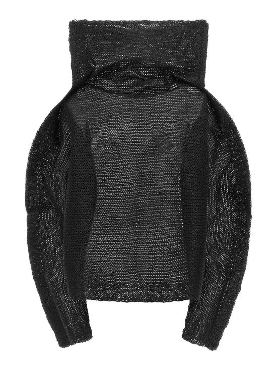  이세이 미야케 민소매 티셔츠 IM58KN27815 Black