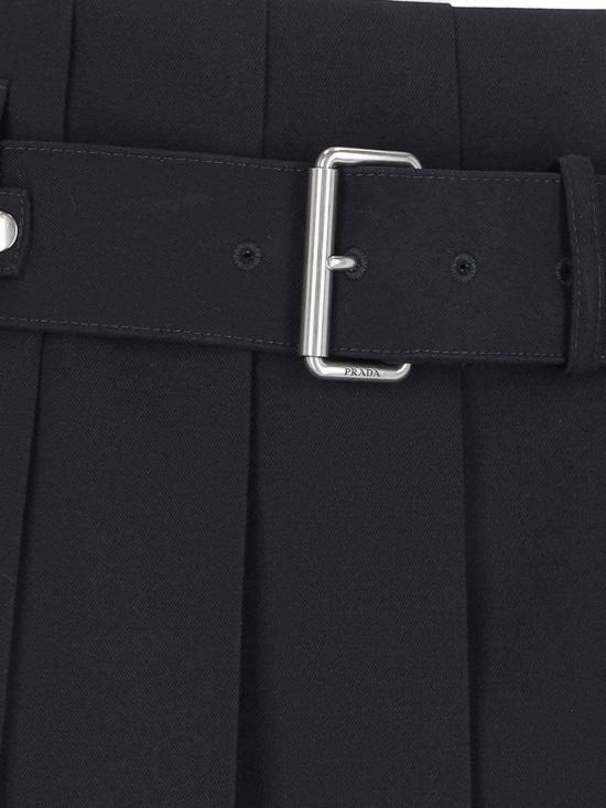 26SS 프라다 미디 스커트 P184YHOOO108NF0008 Blue - PRADA