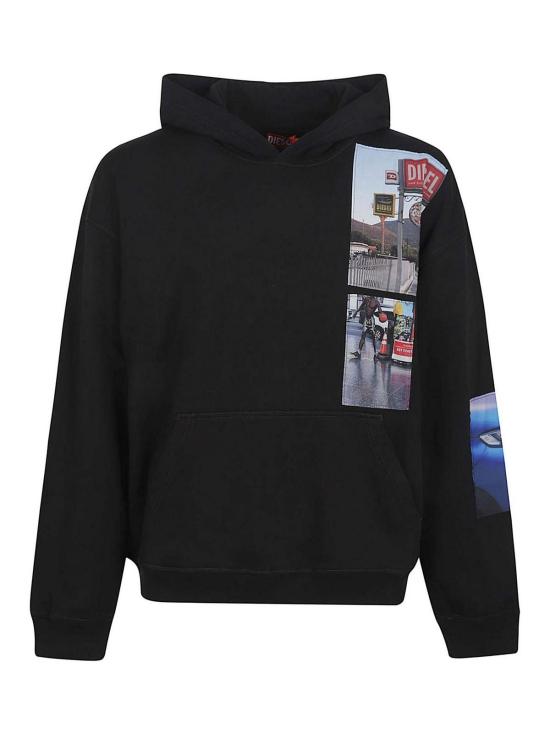 디젤 후드 티셔츠 A196420BMBJ9XX Black
