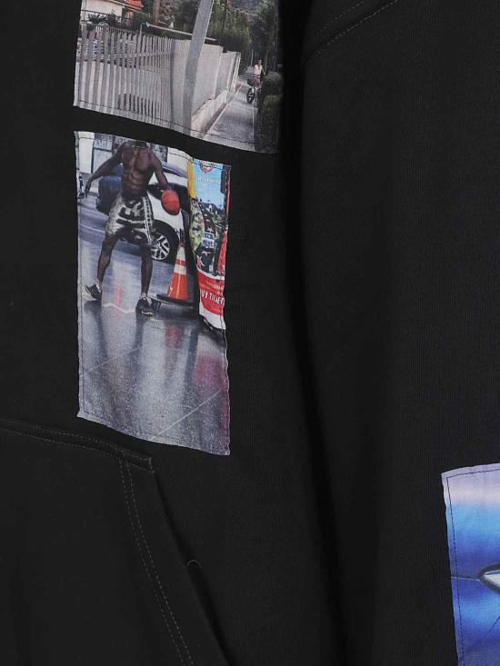  디젤 후드 티셔츠 A196420BMBJ9XX Black - DIESEL