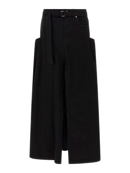 25FW 사카이 롱 스커트 2508193001 Black