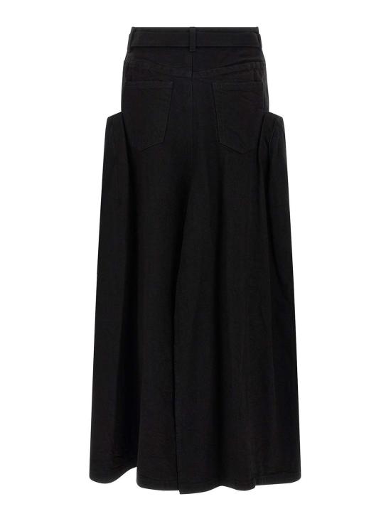 25FW 사카이 롱 스커트 2508193001 Black - SACAI