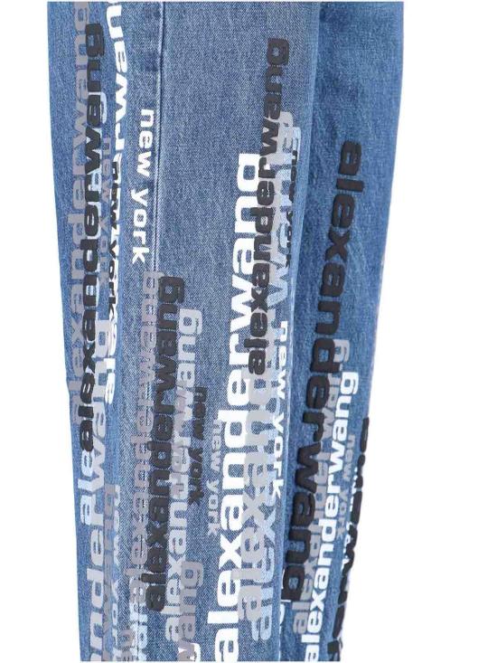  알렉산더 왕 스트레이트 팬츠 4DC4254871401 Blue - ALEXANDER WANG