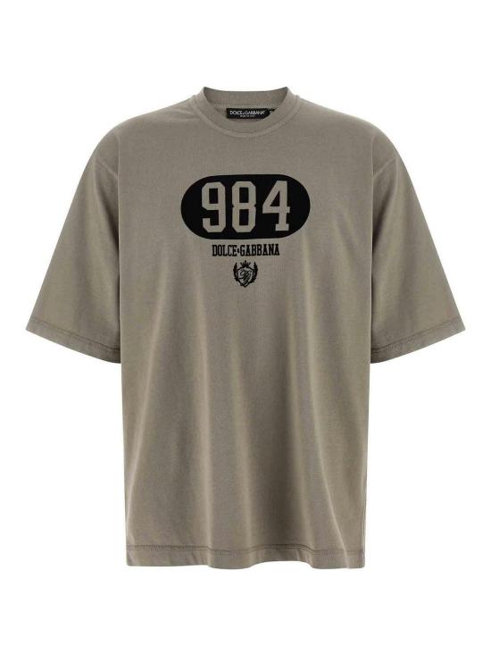 25FW 돌체앤가바나 반팔 티셔츠 G8PB8TG7M3MN0634 Grey