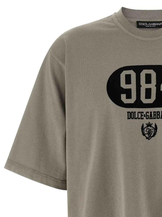 25FW 돌체앤가바나 반팔 티셔츠 G8PB8TG7M3MN0634 Grey - DOLCE & GABBANA