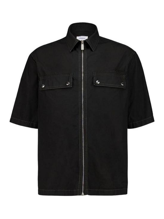  오프화이트 셔츠 OMGG01DF25FAB0021010 Black