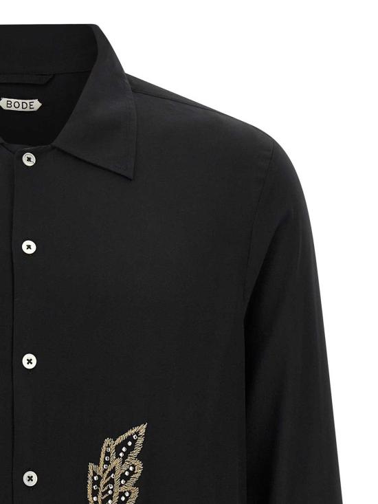  보디 셔츠 MRF25SH024BLACK Black - BODE