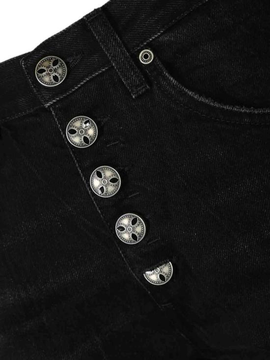 25FW 돈답 스트레이트 팬츠 DP427BDFE305LM9999 Black - DONDUP