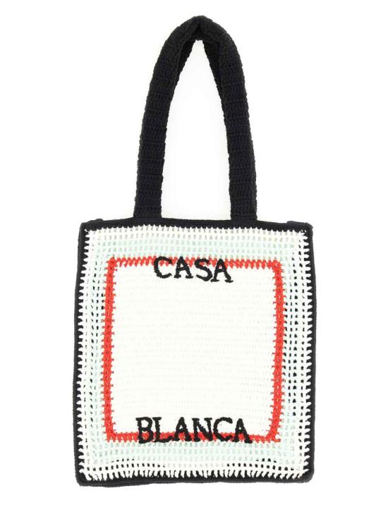 25FW 카사블랑카 토트백 APF25BAG13901WHITE White - CASABLANCA