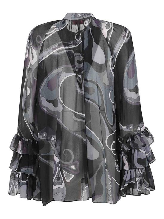 25FW 에밀리오푸치 블라우스 5URM115U780016 Black - EMILIO PUCCI