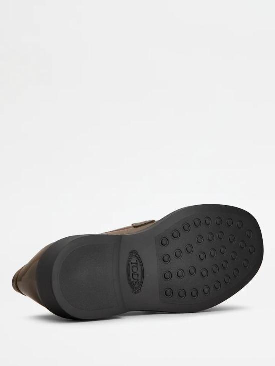 25FW 토즈 레더 로퍼 XXW20L0JO70SHAS411 Brown - TODS